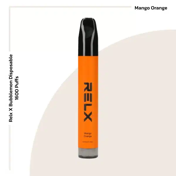 relx x bubblemon 1600 puffs mango orange nic5