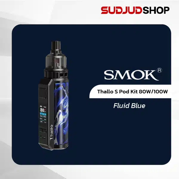 smok thallo s pod kit 80w_100w fluid blue