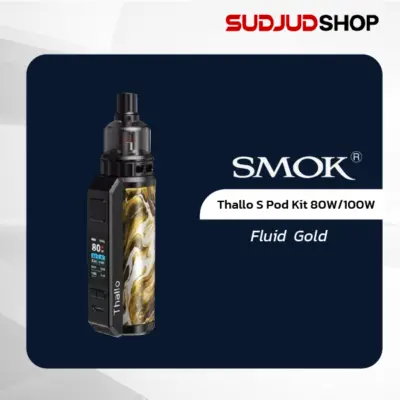 smok thallo s pod kit 80w_100w fluid gold