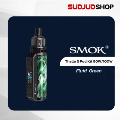 smok thallo s pod kit 80w_100w fluid green