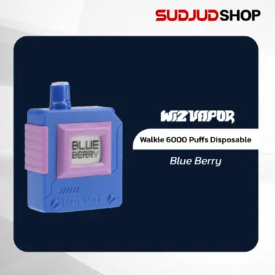 walkie 6000 puffs disposable blue berry