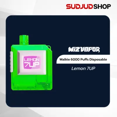 walkie 6000 puffs disposable lemon 7up