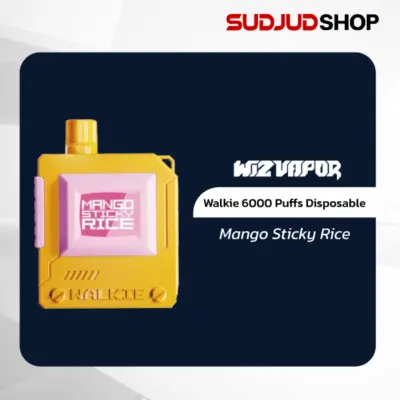 walkie 6000 puffs disposable mango sticky rice