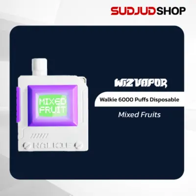 walkie 6000 puffs disposable mixed fruits