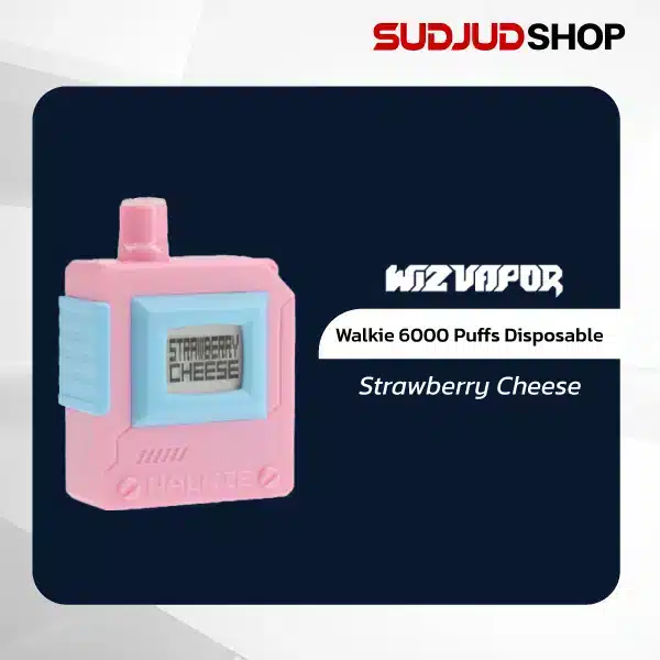 walkie 6000 puffs disposable strawberry cheese