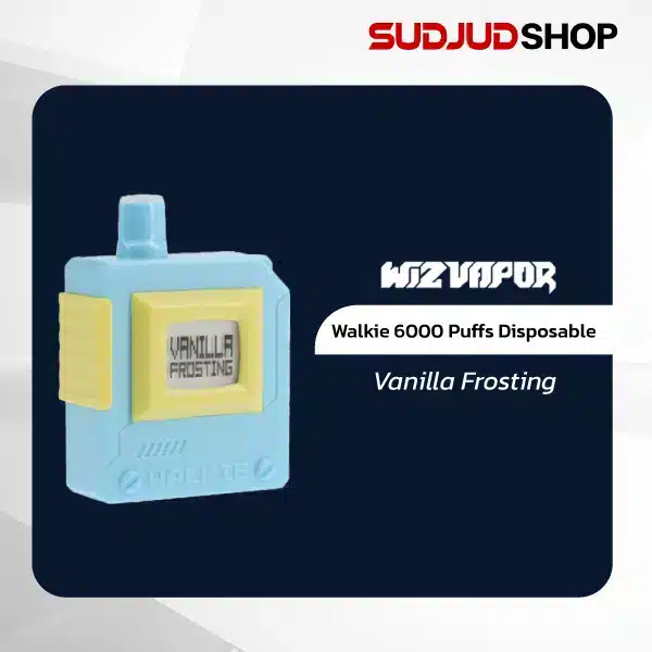 walkie 6000 puffs disposable vanilla frosting