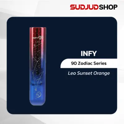 infy 90 zodiac series leo sunset orange