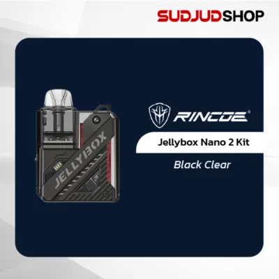 rincoe jellybox nano 2 pod kit black clear