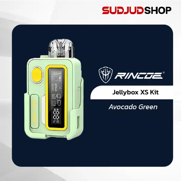 rincoe jellybox xs pod kit avocado green