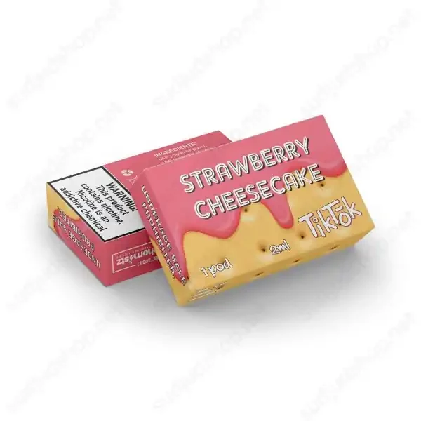 tiktok pod strawberry cheesecake