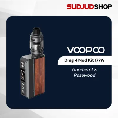 voopoo drag 4 mod kit 177w gunmetal _ rosewood