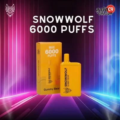Snowwolf 6000 puffs gummy bear