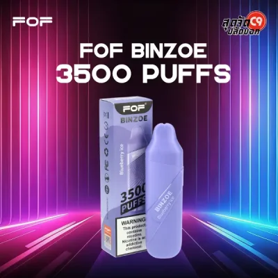 fof binzoe 3500 puffs blueberry ice