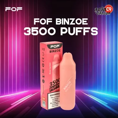 fof binzoe 3500 puffs rose lychee