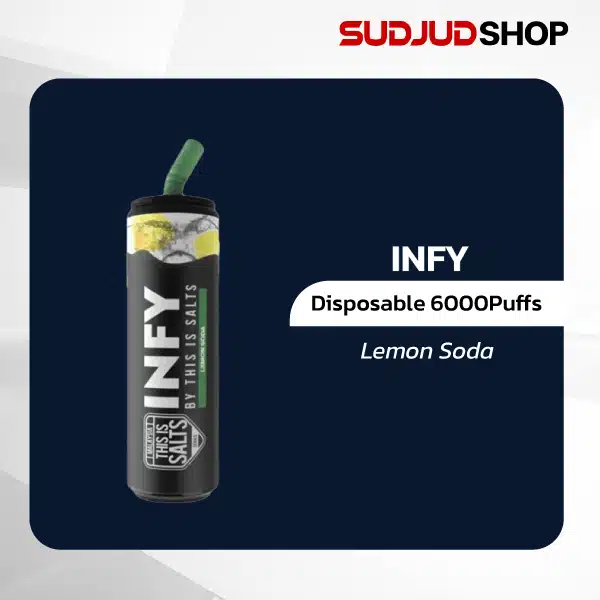 infy disposable 6000 puffs lemon soda