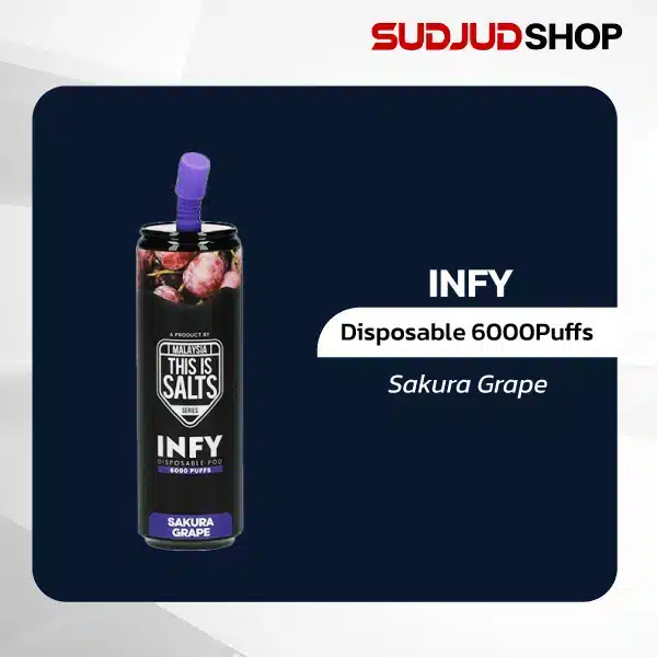 infy disposable 6000 puffs sakura grape