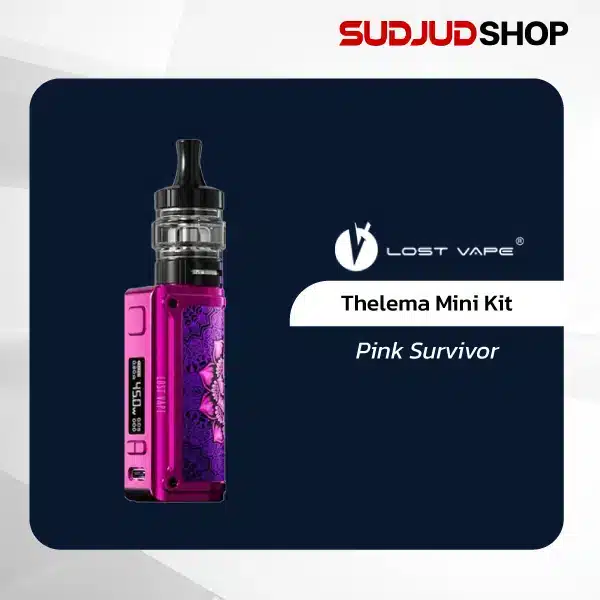 lost vape thelema mini kit pink survivor