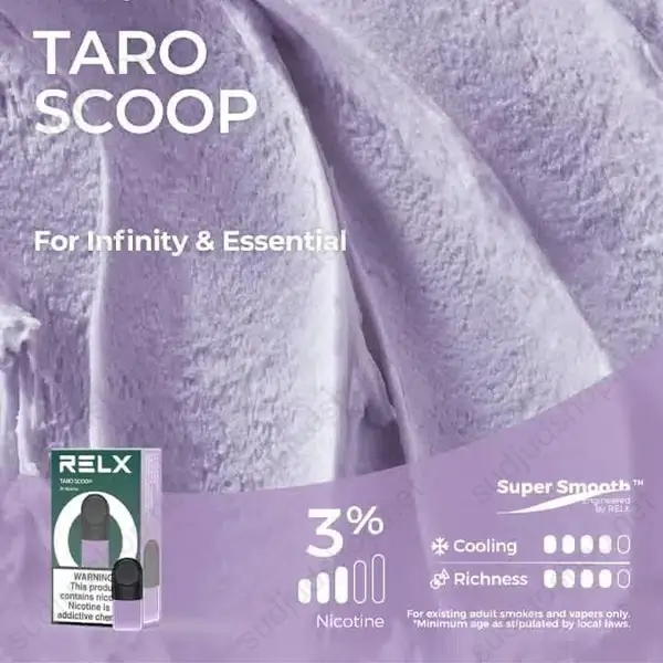 relx infinity pod taro scoop