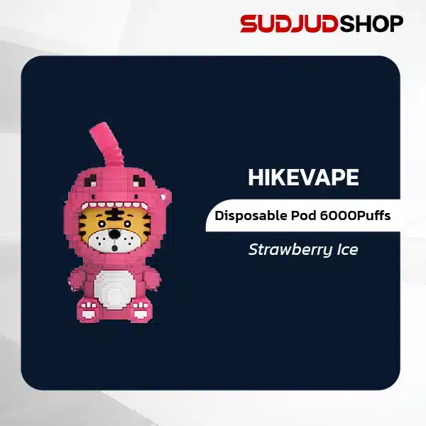 tiger disposable pod 6000puffs starwberry ice
