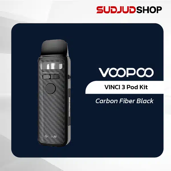 voopoo vinci 3 pod kit carbon fiber black