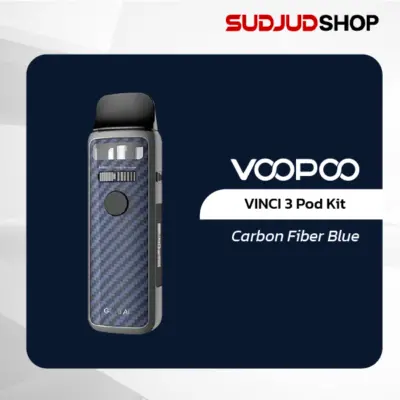 voopoo vinci 3 pod kit carbon fiber blue