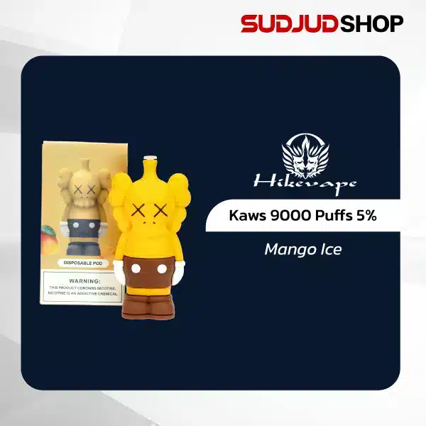 hikevape kaws 9000 puffs 5_ mango ice