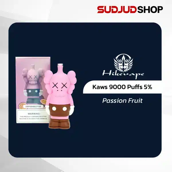 hikevape kaws 9000 puffs 5_ passion fruit
