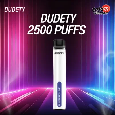 dudety 2500 puffs blueberry lime