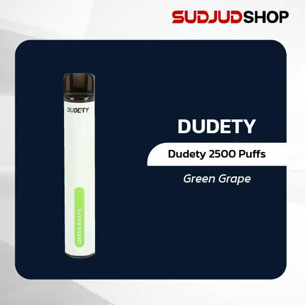 dudety 2500 puffs green grape