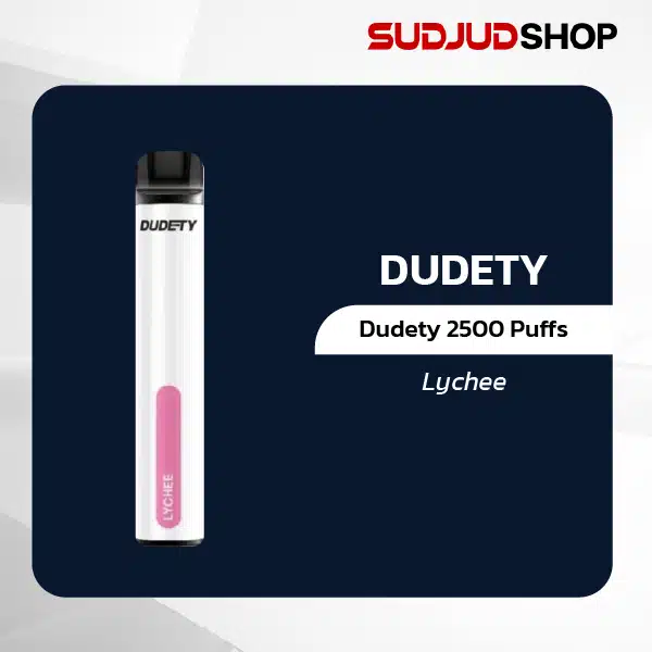 dudety 2500 puffs lychee