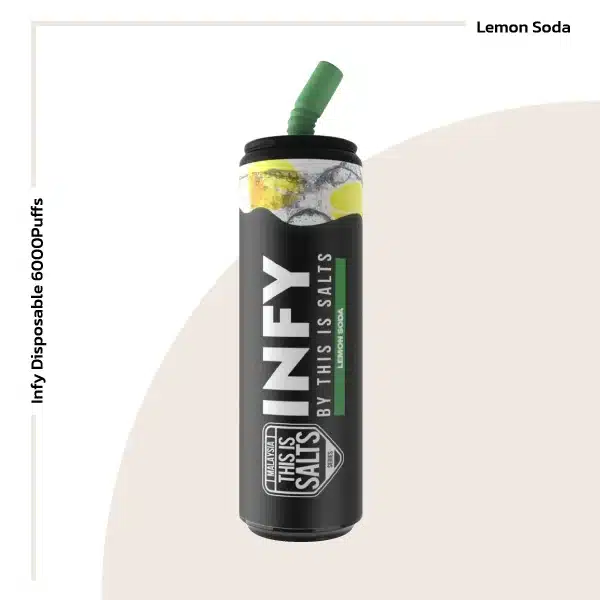 infy disposable lemon soda