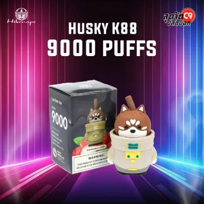 husky k88 9000 puffs lychee ice