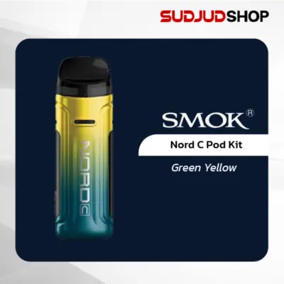 smok nord c pod kit green yellow