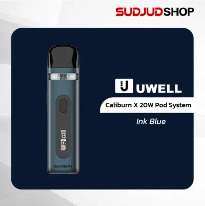 uwell caliburn x 20w pod system ink blue
