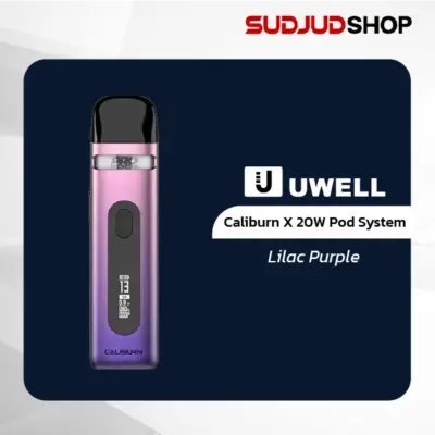 uwell caliburn x 20w pod system lilac purple