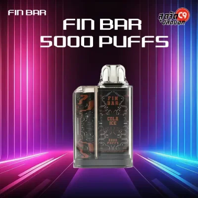 fin bar 5000 puffs cola ice