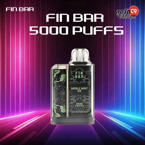 fin bar 5000 puffs double mint ice