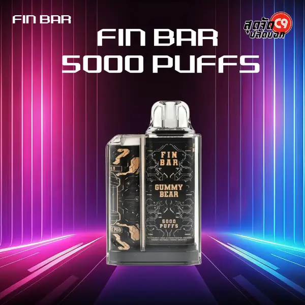 fin bar 5000 puffs gummt bear