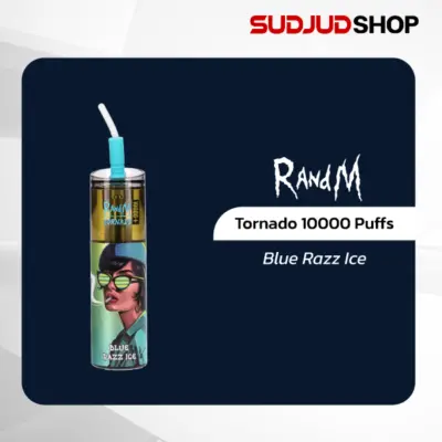 randm tornado 10000 puffs blue razz ice