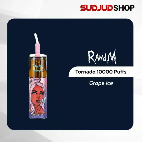 randm tornado 10000 puffs grape ice