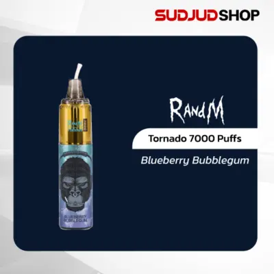 randm tornado 7000 puffs blueberry bubblegum