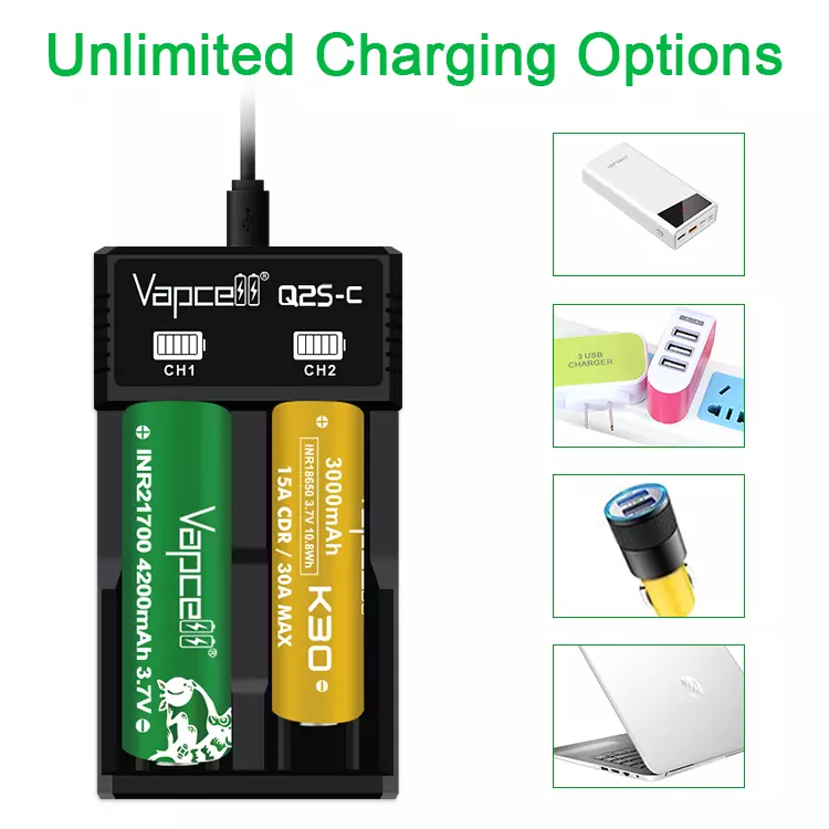 vapcell q2s c charger