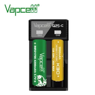 vapcell q2s-c type-c charger