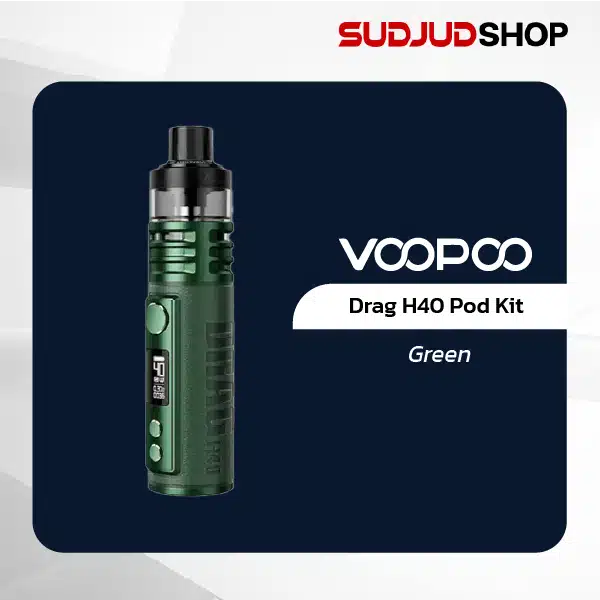 voopoo drag h40 pod kit green