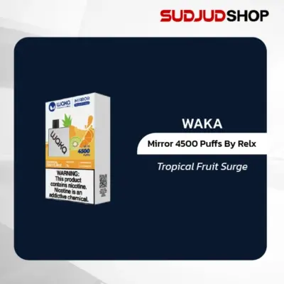 waka mirror 4500 puffs by relx tropical fruit surge