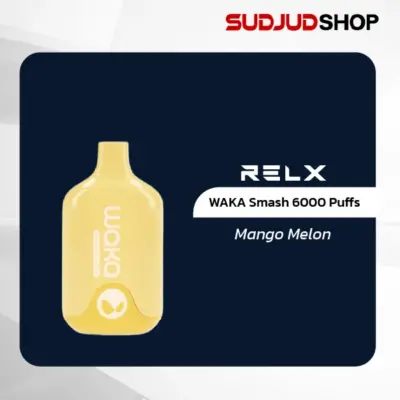 waka smash 6000 puffs by relx mango melon