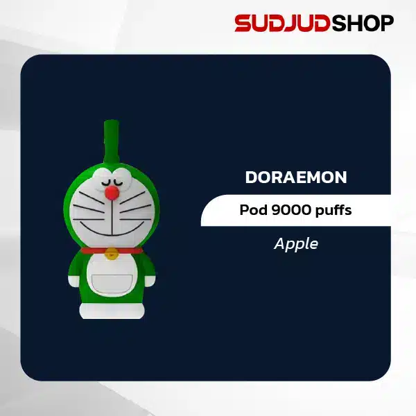 doraemon pod 9000 puffs apple