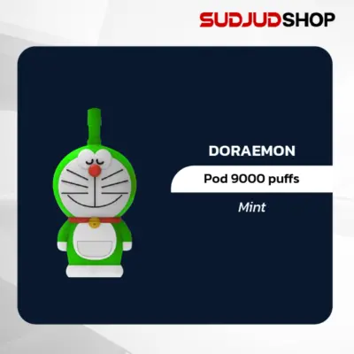 doraemon pod 9000 puffs mint