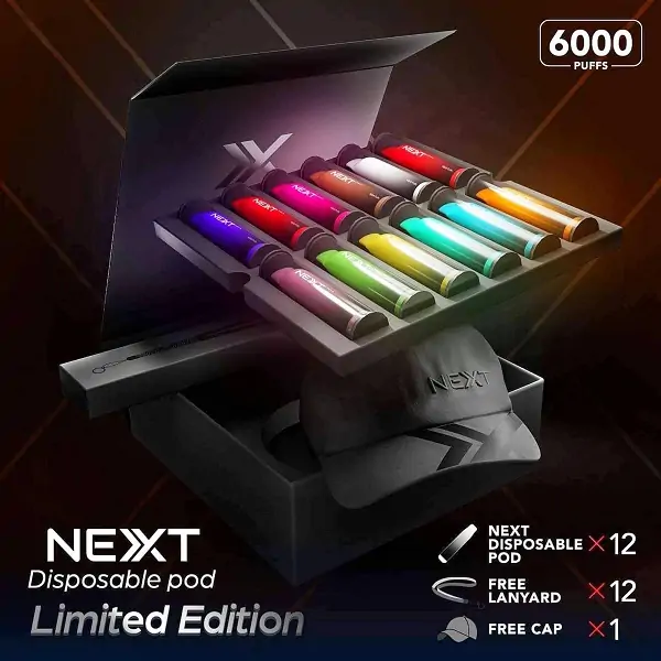 next disposable 6000 puffs limited edition