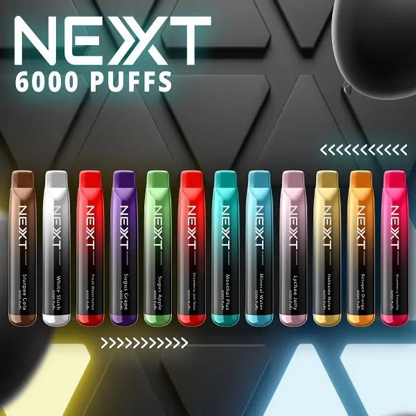 Next Disposable 6000 Puffs flavors